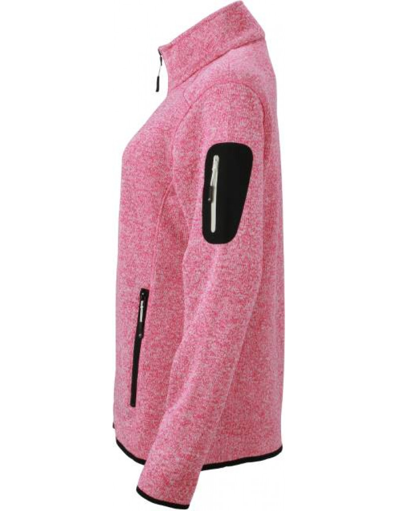 Jachetă tricotată din fleece pentru femei